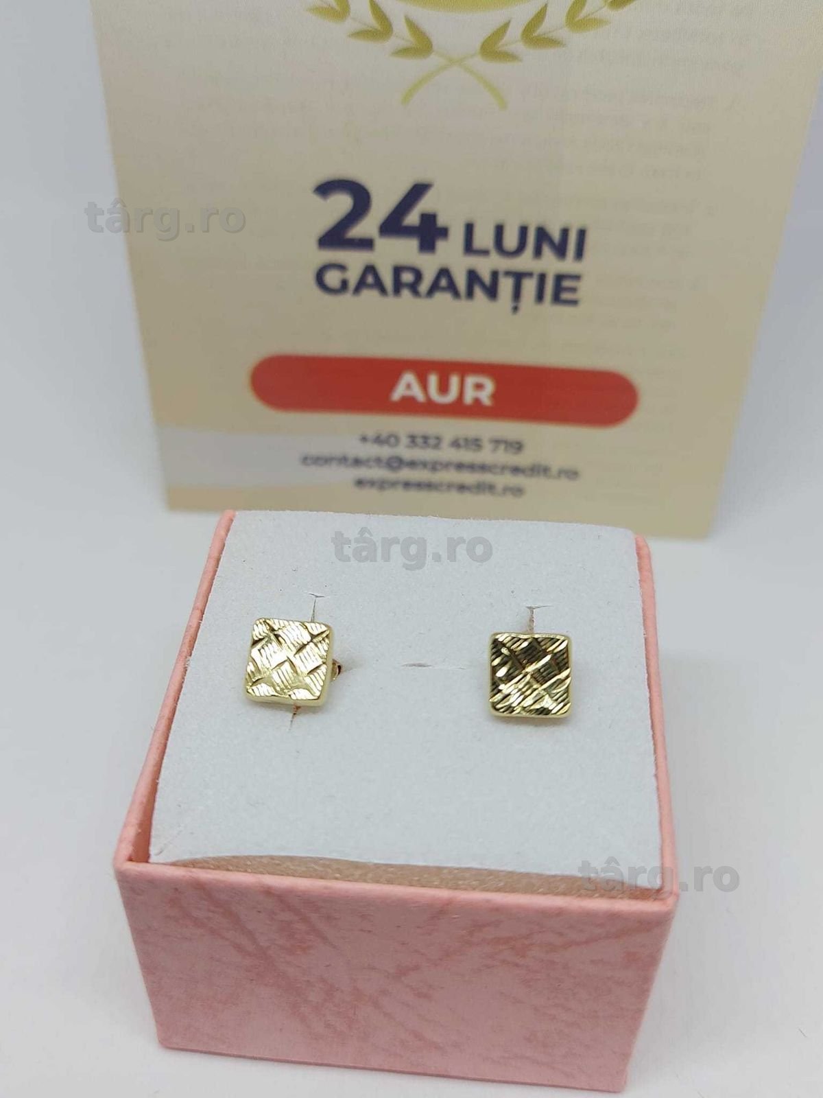 Cercei aur 14k 0.83gr [35114.4/30 Pacurari 2] Garantie 2 ani!