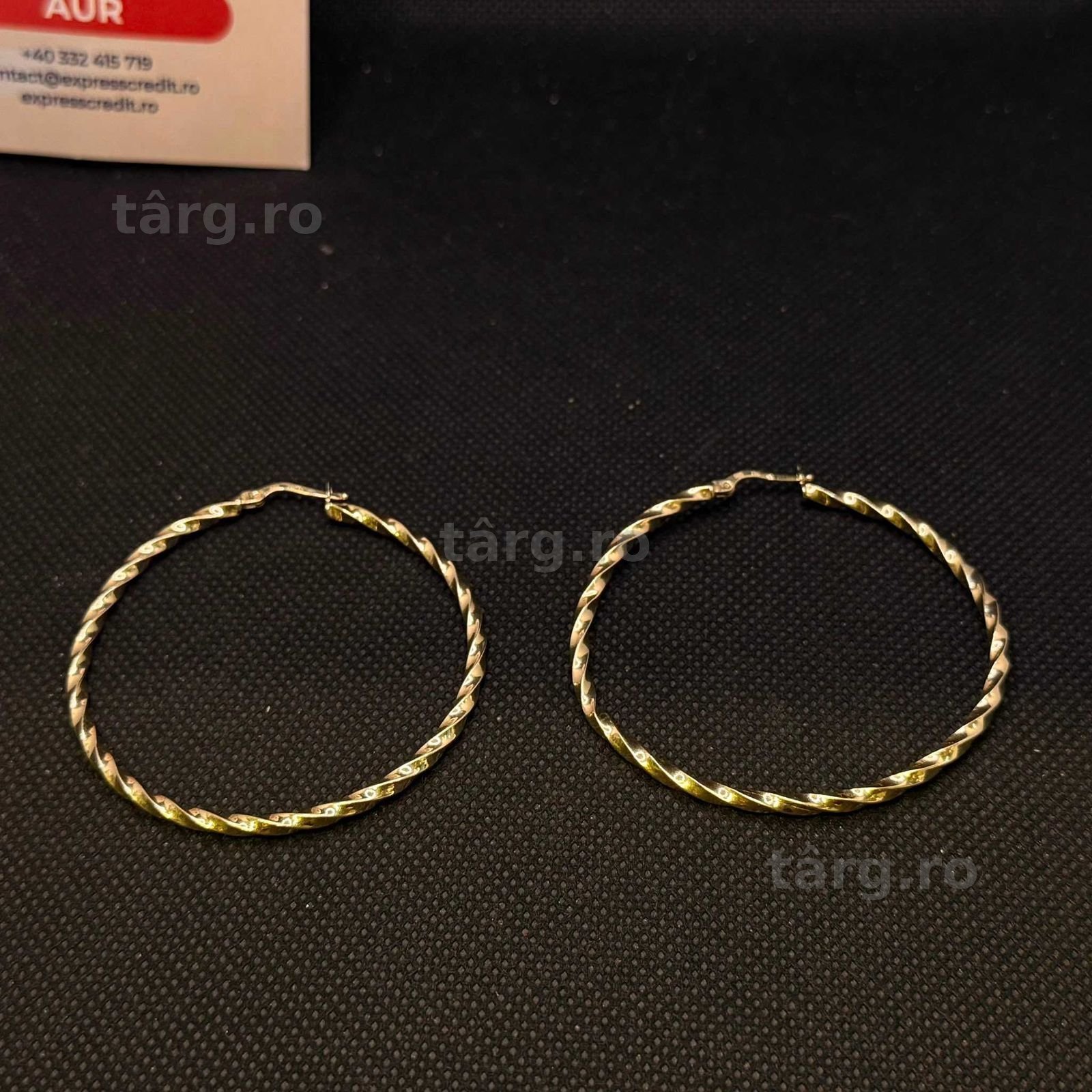 Cercei aur 14K 3.92g (AG15 Gara 1 B34092.9) Garantie 2 ani! 3
