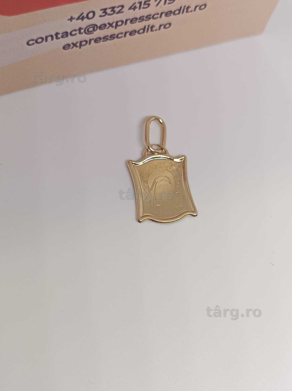 Medalion Aur 14K 0.55g (Ag4 Dacia B.52376.2) Garantie 2 ani 3