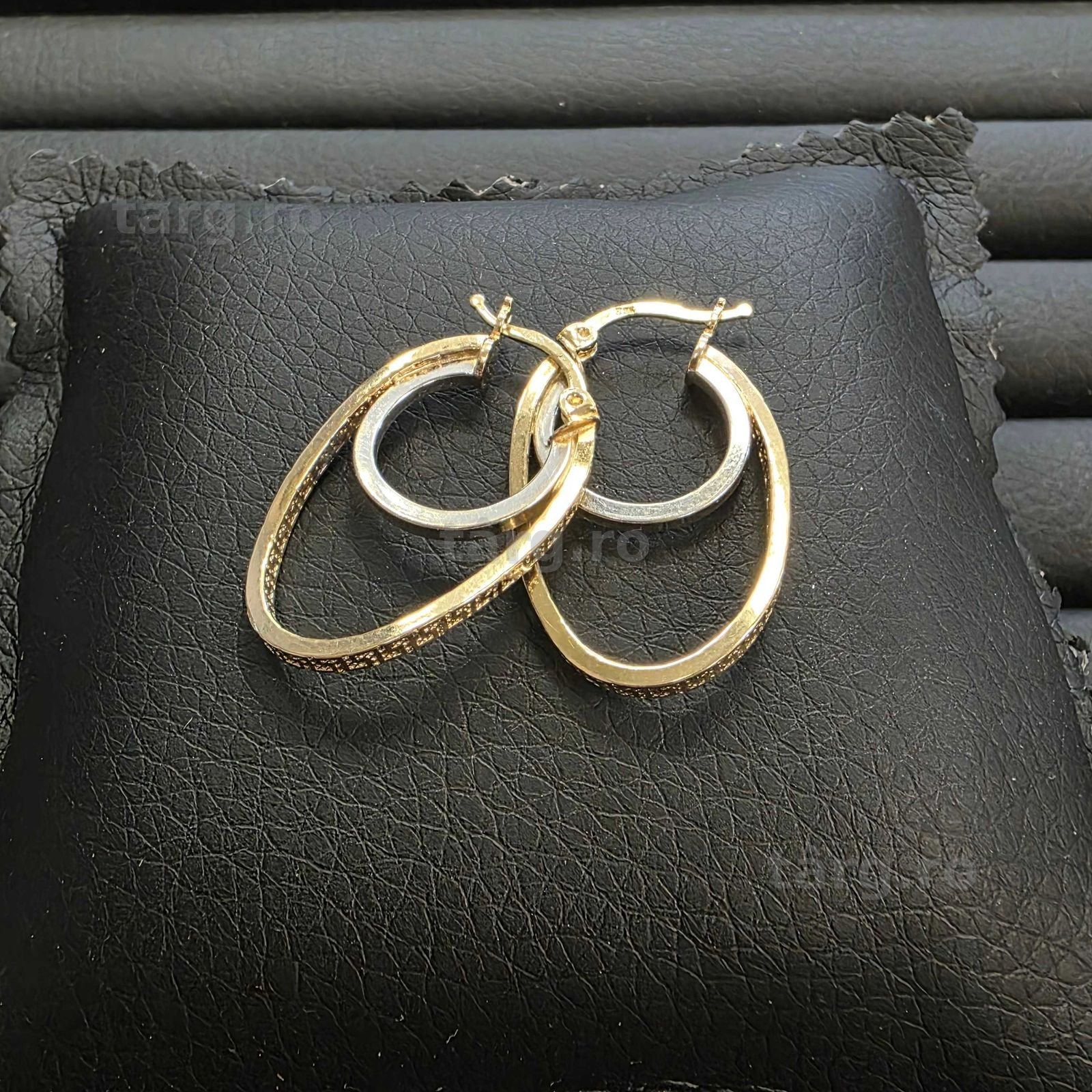 Cercei Aur 14K - 2.78 grame / 1390 lei ( B33749.1 / Ag28 Doi Baieti ) 4