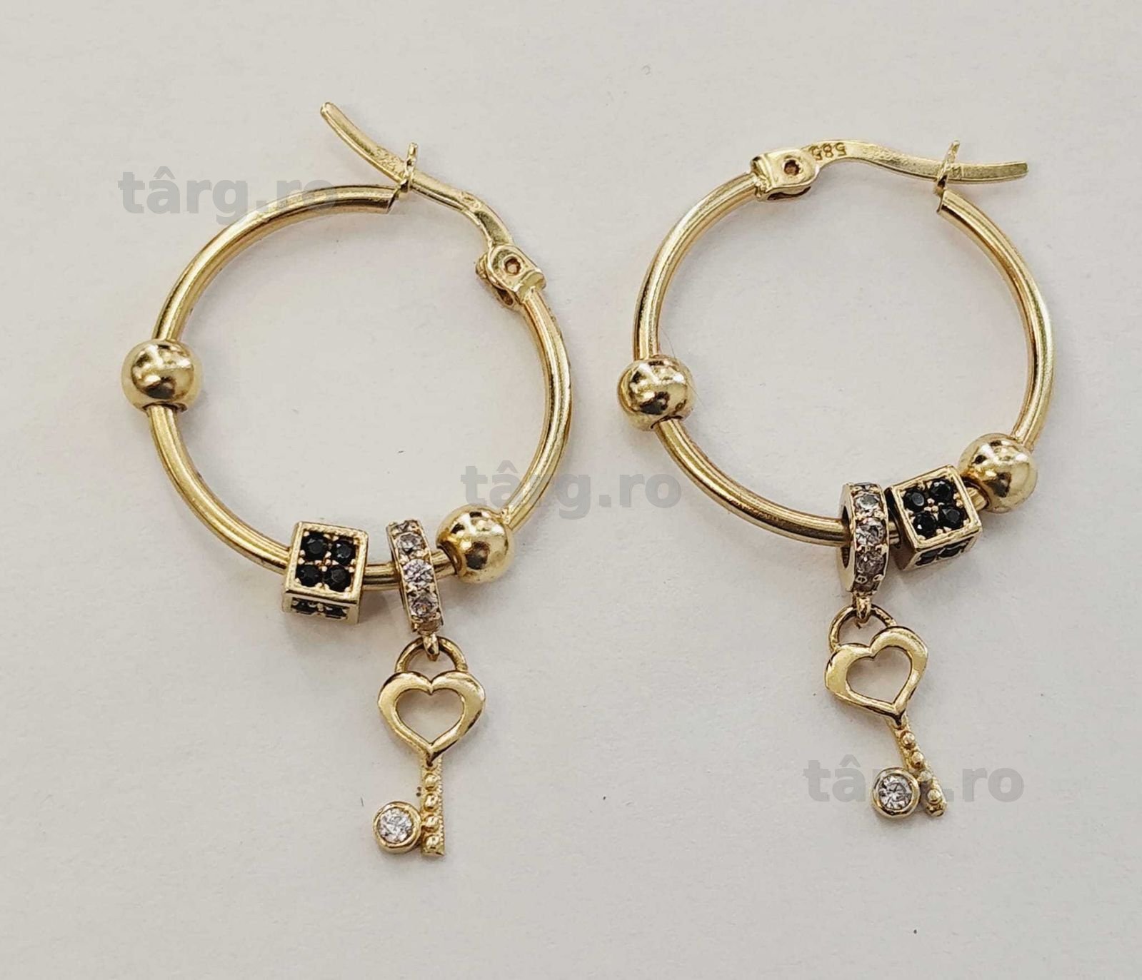 Cercei aur 14K 4.14gr (AG35 B 35147) Garantie 2 ani !