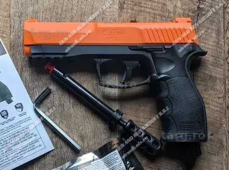 Pistol - LEGAL 20 JOULI!! - Cu Bile Cauciuc 50MM - FULL METAL Airsoft