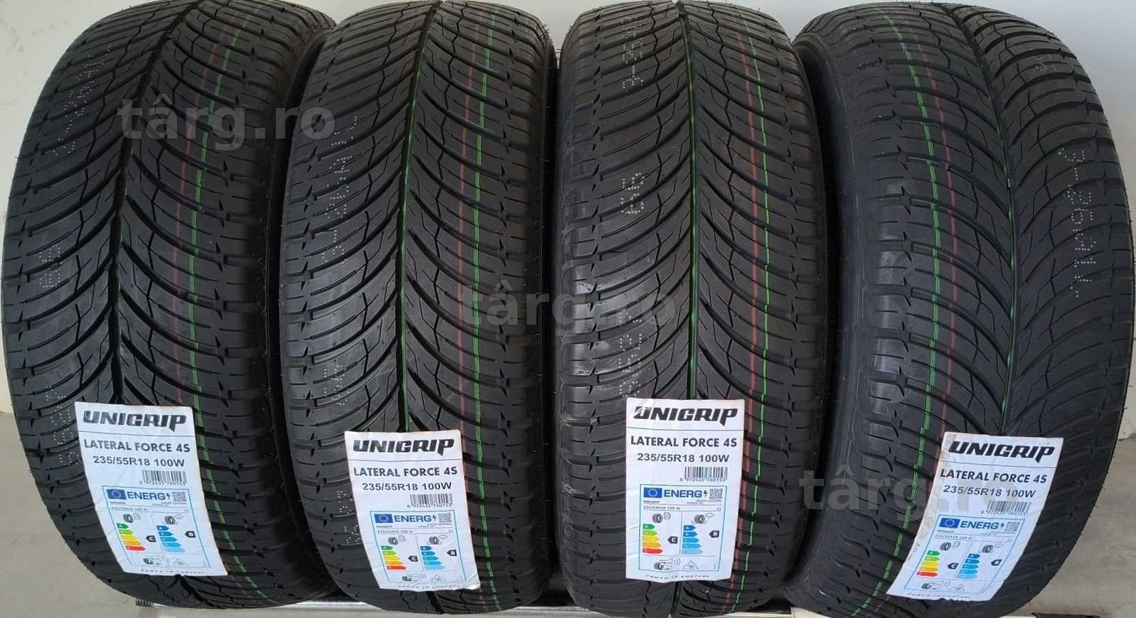 235/55 R18 100W UNIGRIP All Season Anvelope mixte M+S Protectie janta