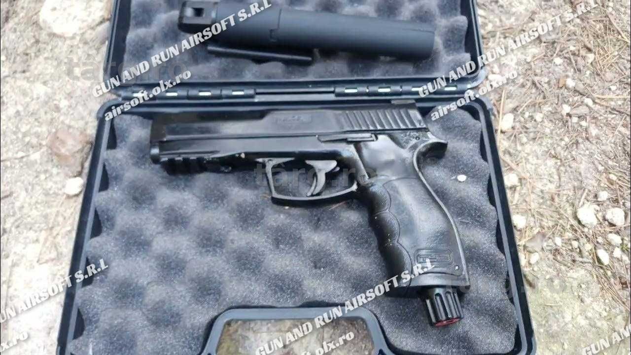 Pistol Airsoft [Cu BILE DE CAUCIUC 20.7J] Co2 Auto-Aparare! OKAZIE !!