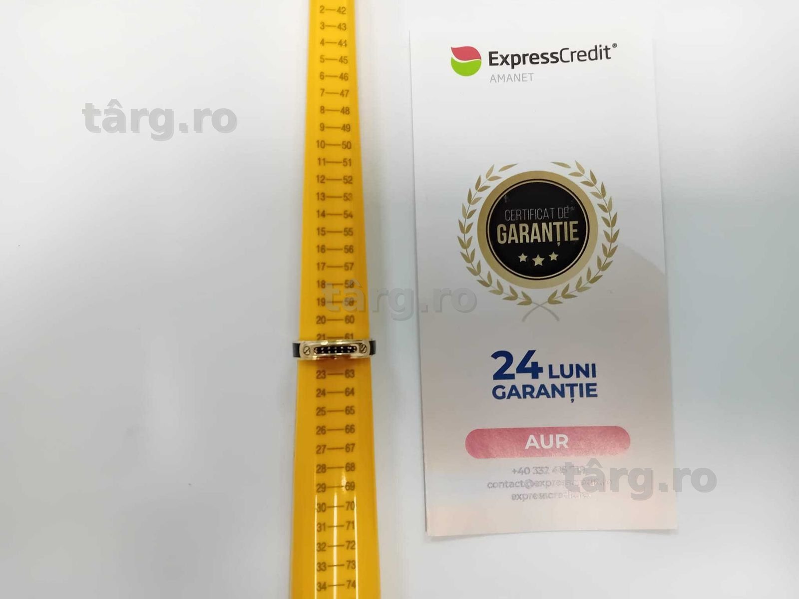 (Ag33) Inel Aur 14K/Garantie 2 ani 3