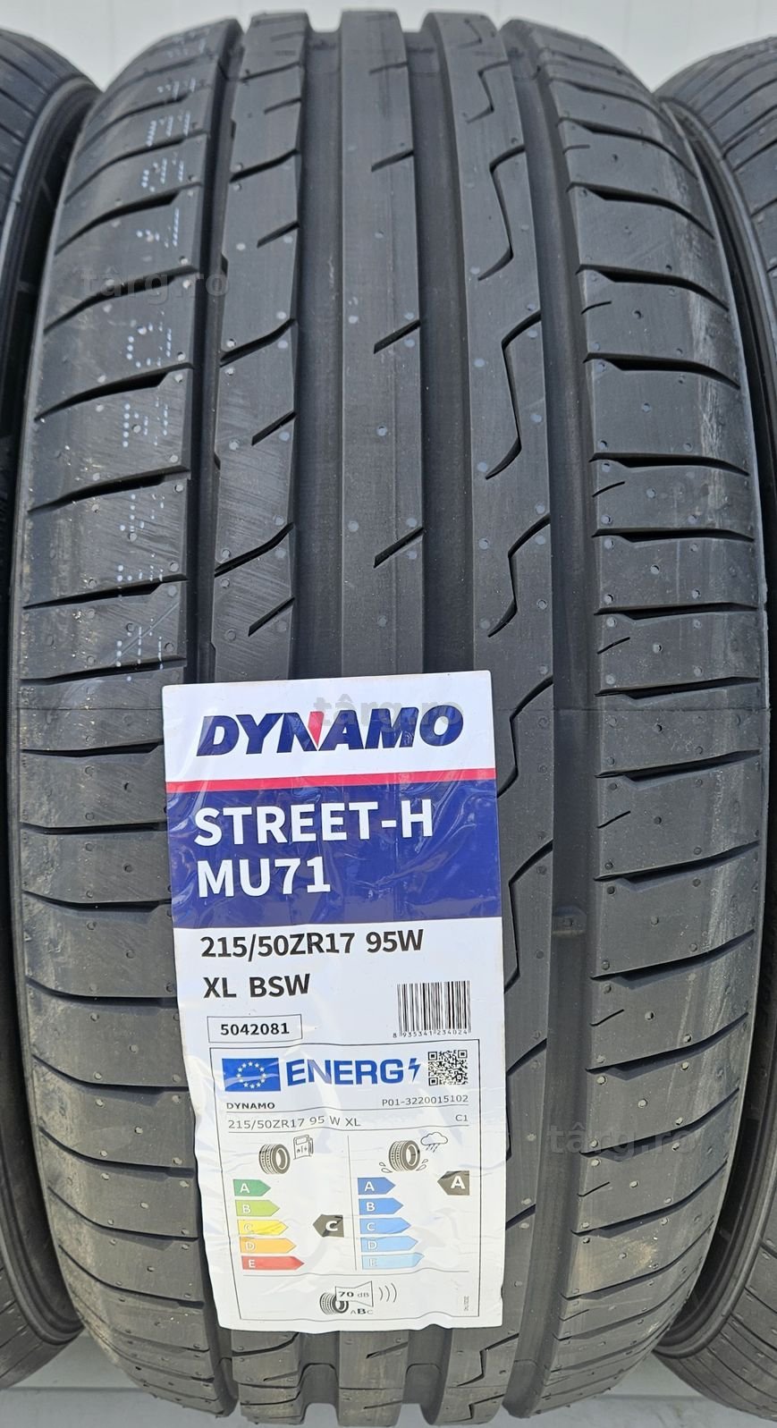 215/50 R17 95W XL DYNAMO Anvelope vara Protectie janta Aderenta cl A 3