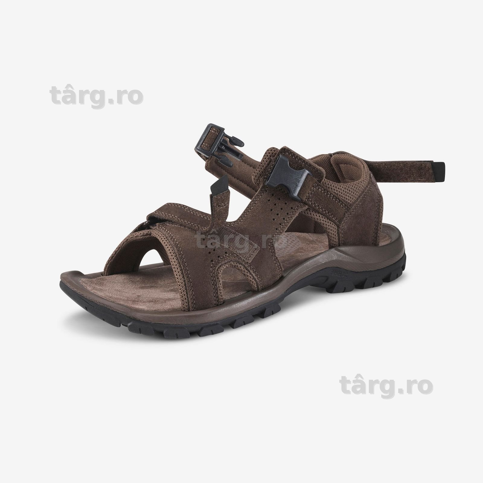 Sandale din piele Drumeție Nh500 Maro - produs resigilat Decathlon