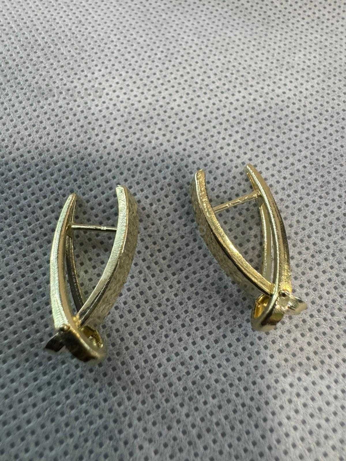 (Ag41) Cercei aur 14K B5812.5 - Certificat de garantie! 2