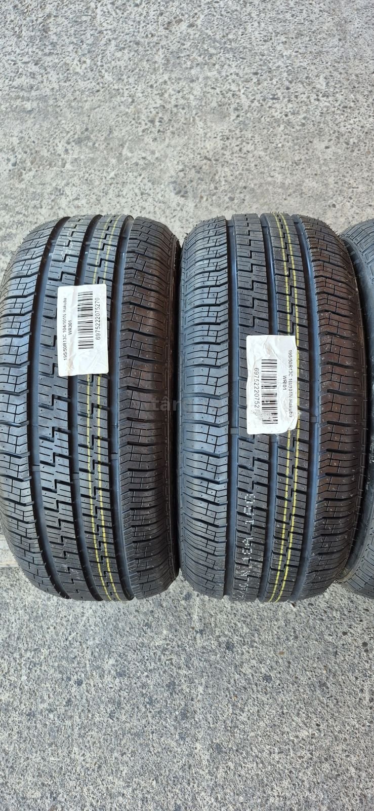 4 anvelope M+S noi Hakuba 195/50/13C,dot 2025.Pretul este pe bucata. 2