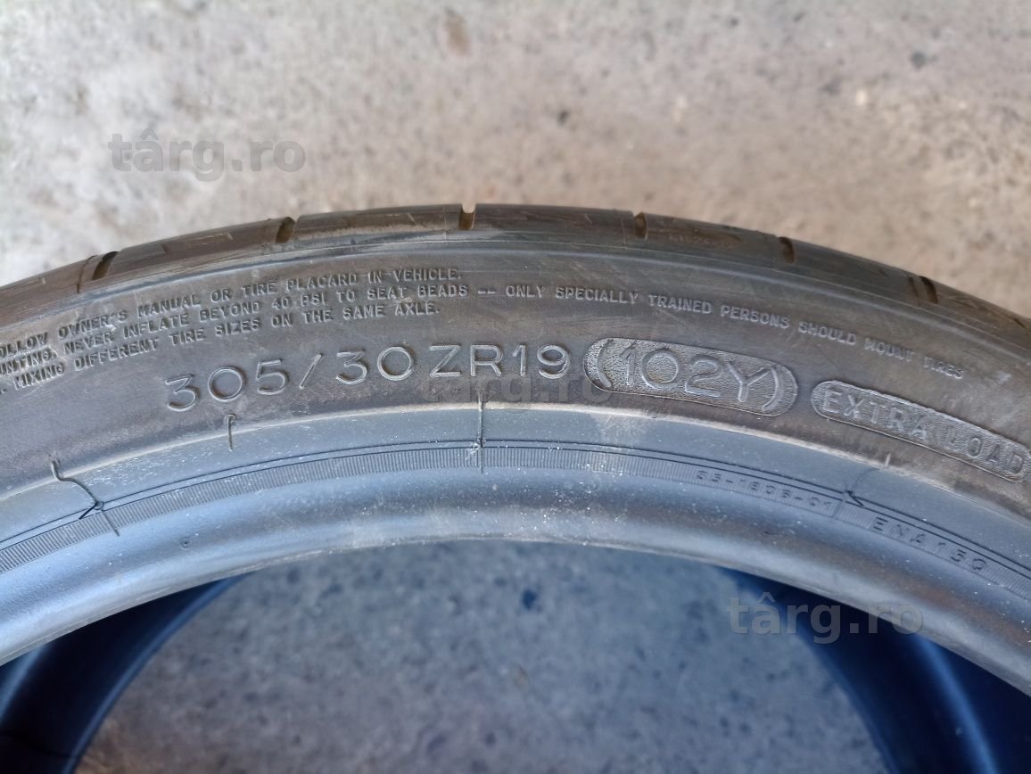2 anvelope de vara NOI Michelin 305/30 R19 4