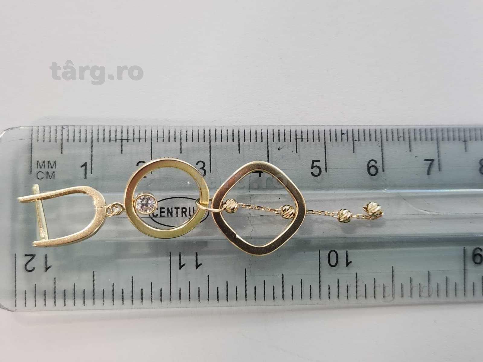 Cercei aur, 14k, 4.2g (b 68892.1 Ag2 Tudor) 2