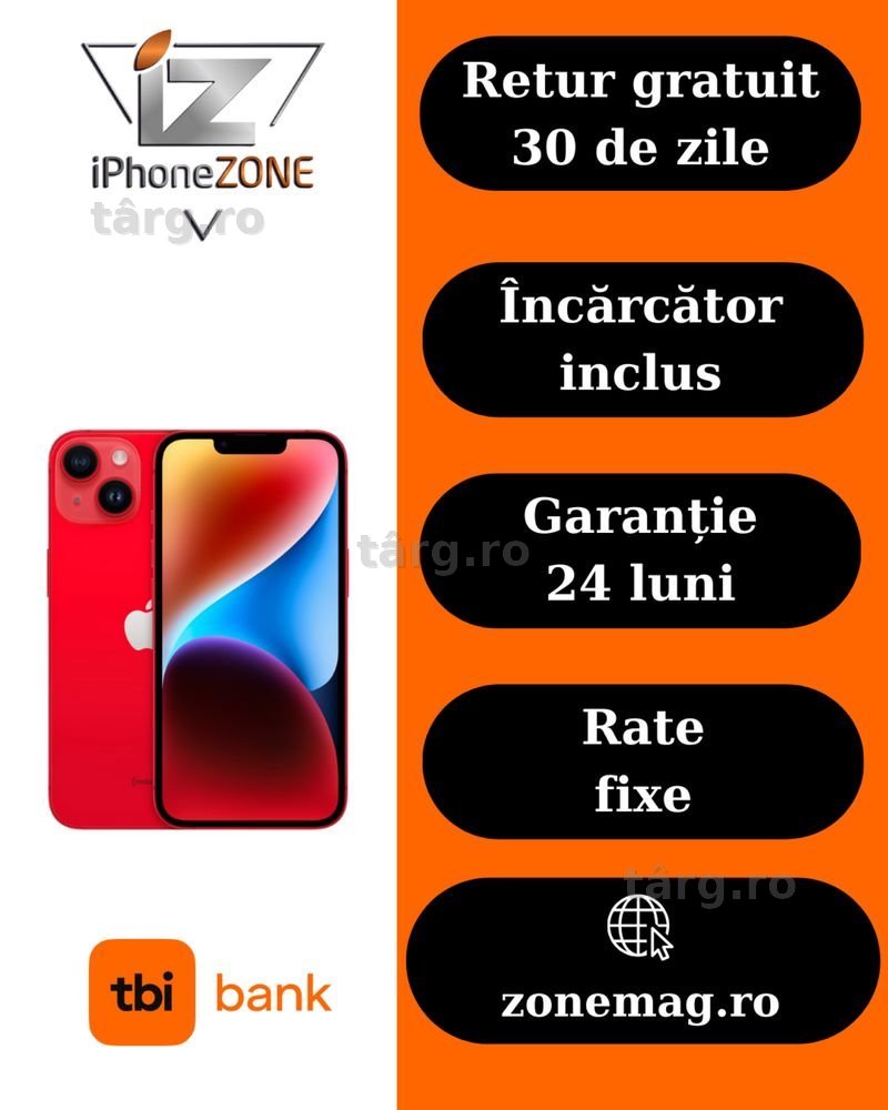 Iphone 14 Plus 128GB 100% Garantie Rate BuyBack - zonemag.ro