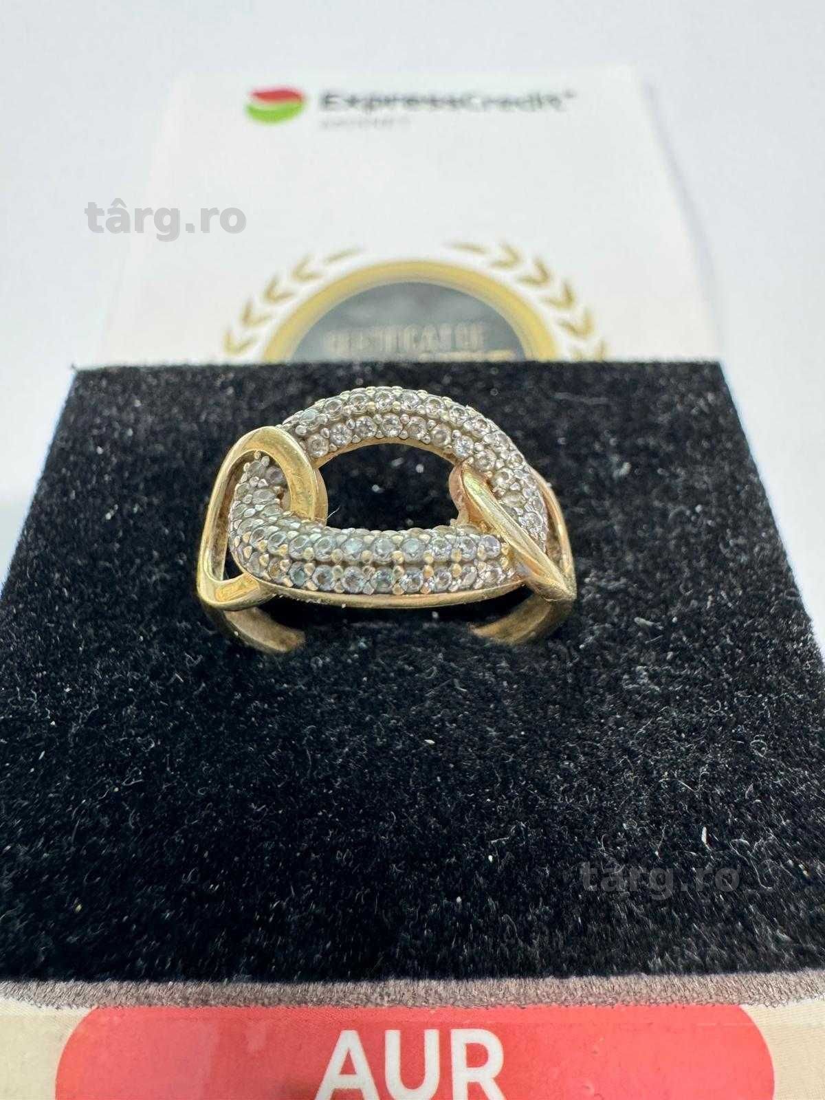 Inel din aur 14k (69460.2/ 10 Pacurari 1) Garantie 2 ani! 2