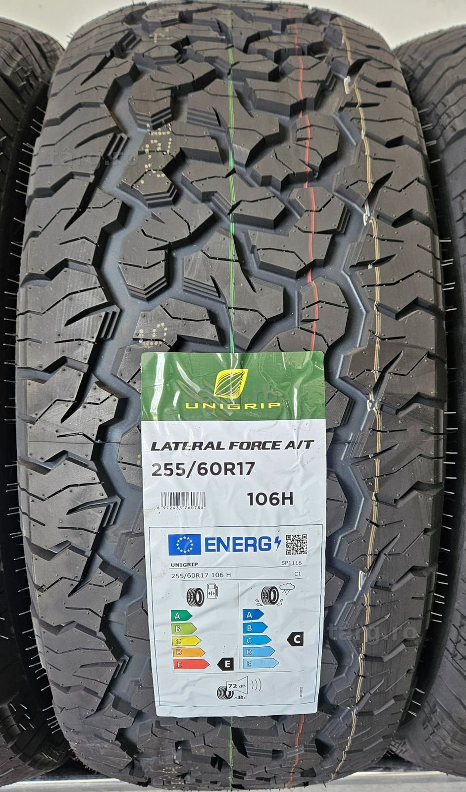 255/60 R17 106H UNIGRIP 4x4 Anvelope All Terrain M+S  protectie janta 3