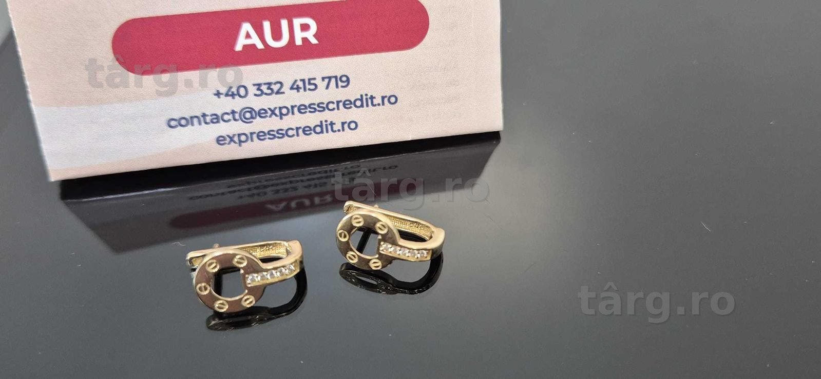 (AG46) Cercei aur 14K B.4672.5