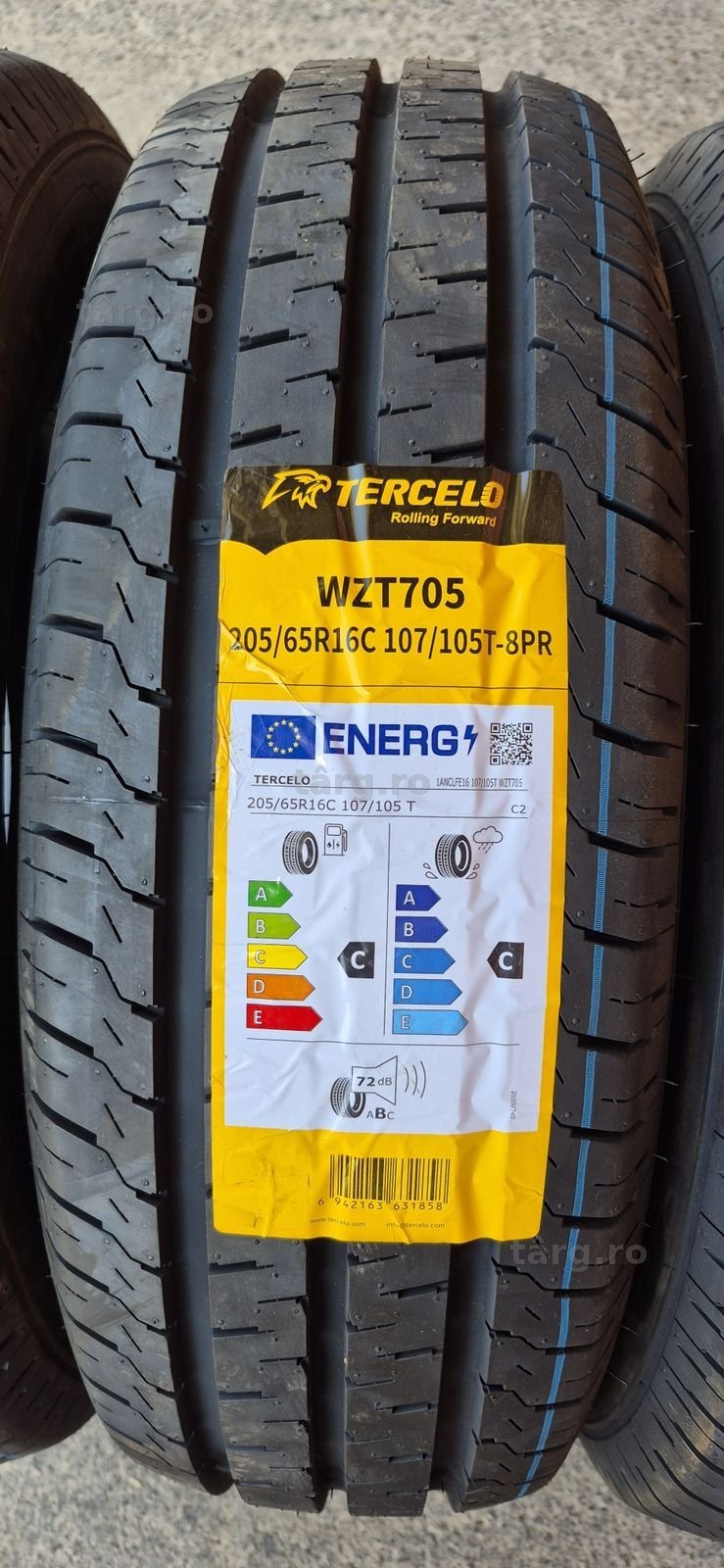4 anvelope M+S noi Tercelo 205/65/16C,dot 2025.Pretul este pe bucata. 3