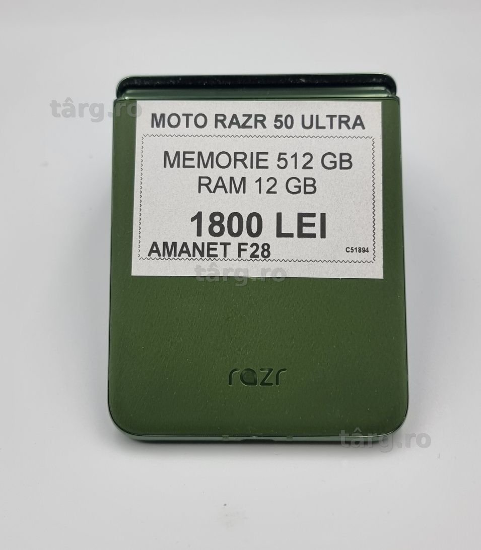 Amanet F28: Telefon Moto Razr 50 Ultra 512 GB (L)