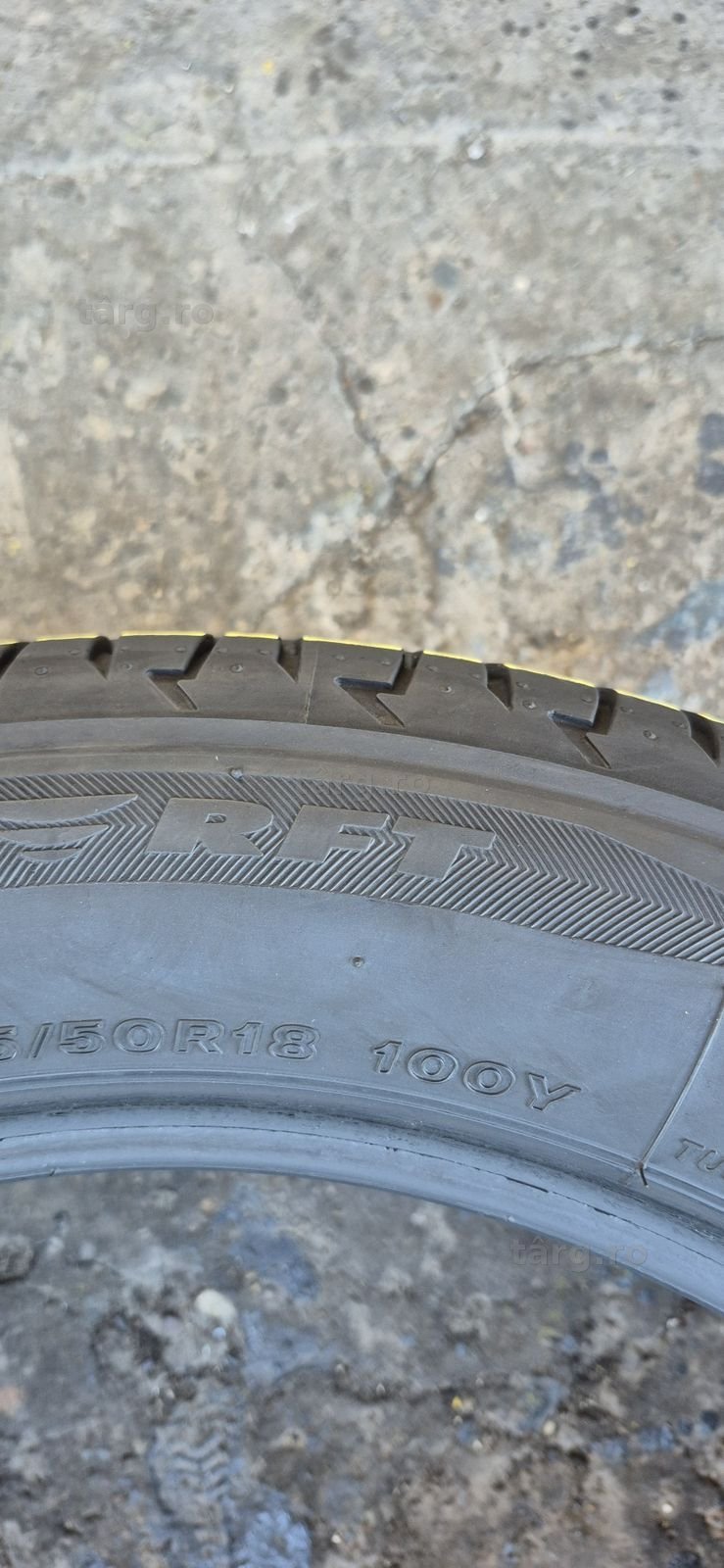2 anvelope vara runflat ca noi Bridgestone 245/50/18,dot 2021.Pretul este pe bucata. 8