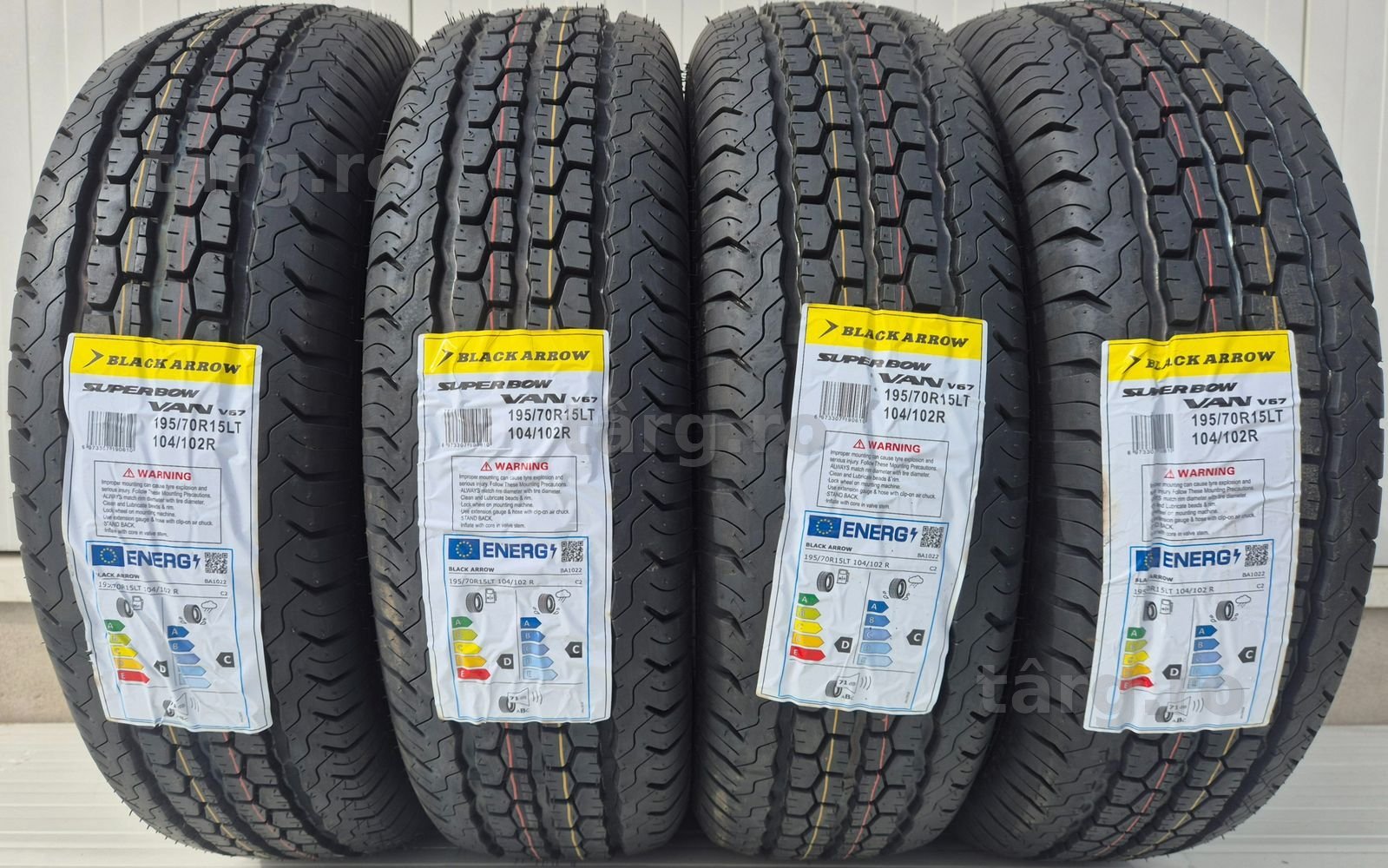 195/70 R15LT, 104/102R, BLACKARROW Van V67, Anvelope de vara
