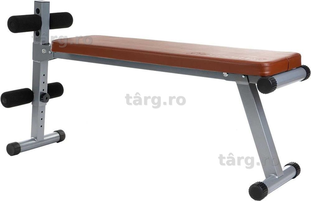 Bancă de fitness pentru acasă, abdominală, Plată/Negativă