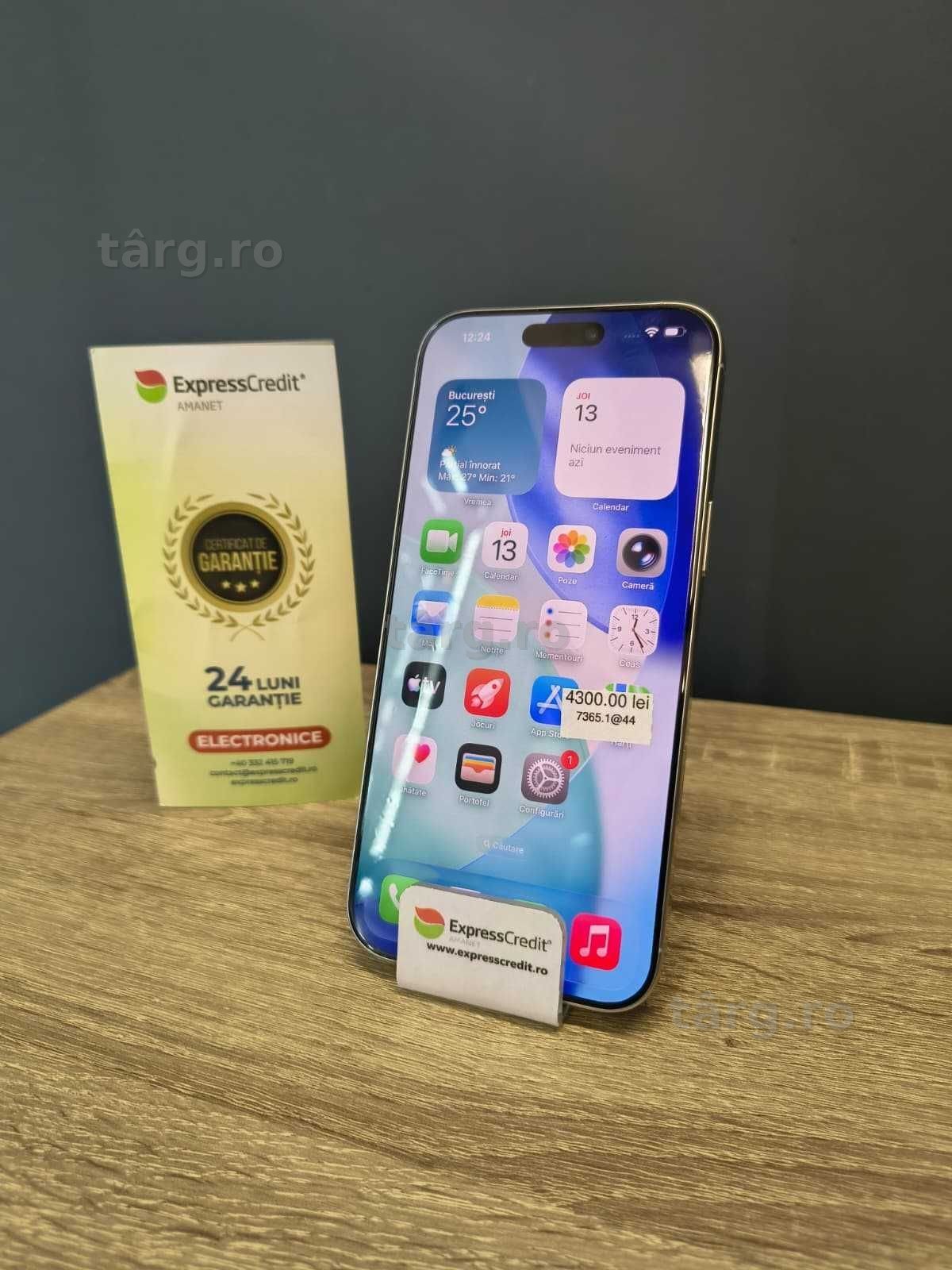 (AG51) Apple iPhone 16 Pro Max 256GB b7365 - Garantie 2 ani!