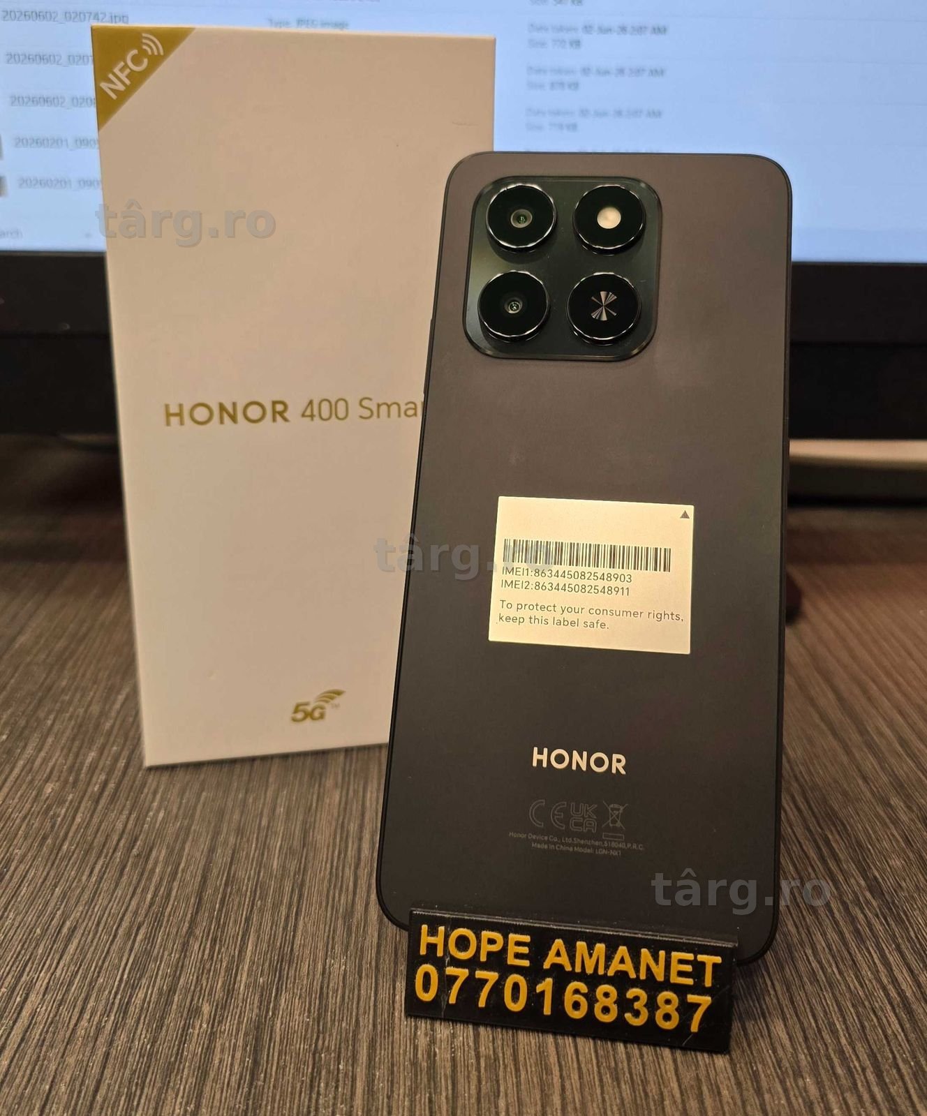 Hope Amanet P4 Honor 400 Smart / 128GB 4GB RAM / NOU