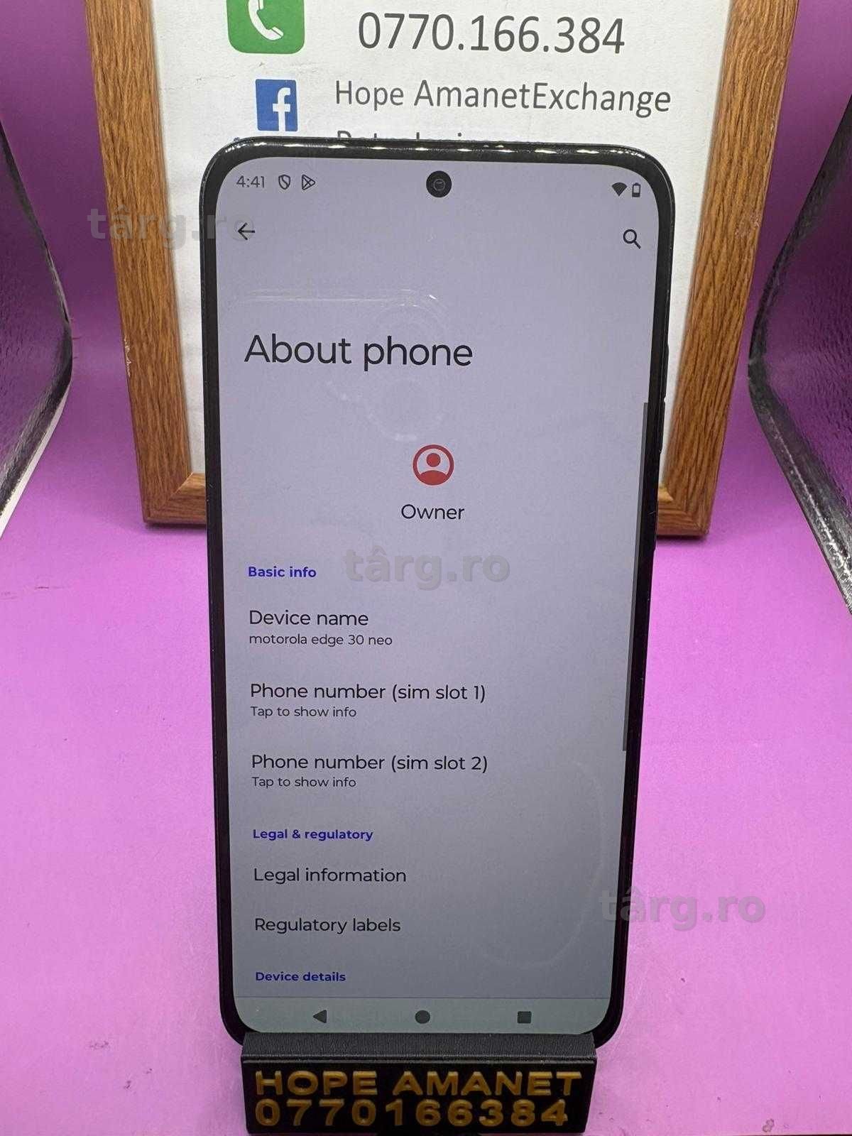 HOPE AMANET P2 - Moto 30 NEO / 256GB / 8GB RAM 3