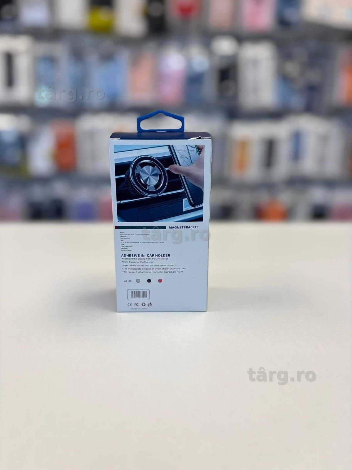 Suport auto magnetic cu prindere in grila 2