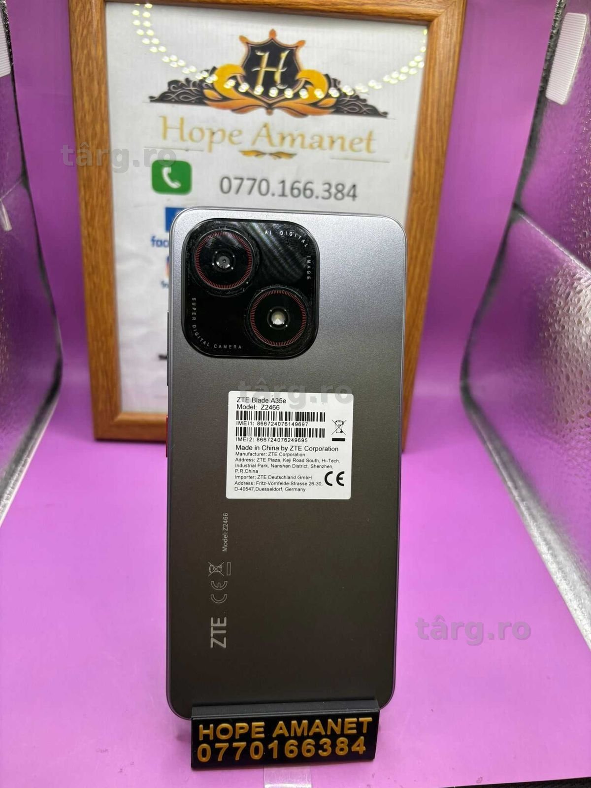 HOPE AMANET P2- Zte a35e 64 GB/2 RAM 3