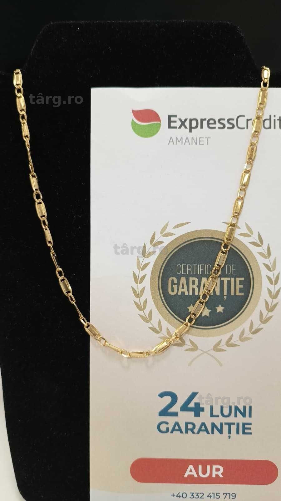 Lant aur 18K 5.60gr [AG24 Harlau B.45876.1] - Garantie 2 ani!