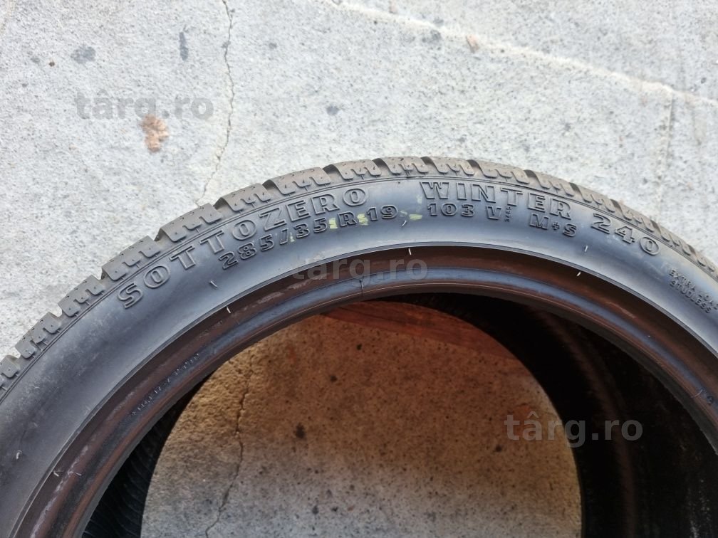 2 anvelope iarna ca si noi PIRELLI 285/35/19 dot 2019 pret per bucata 4