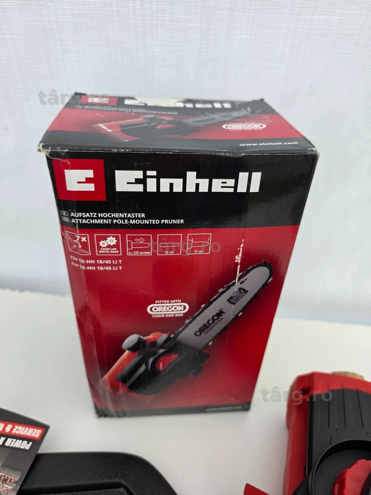Atasament original Einhell pentru trimmer de gard viu (accesoriu potrivit pentru trimmere de gard viu telescopice fara cablu GE-HH 18/45 Li 6
