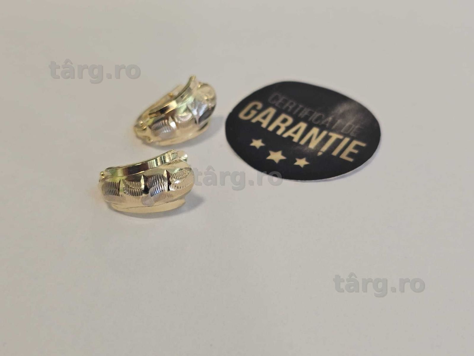 Cercei aur 14 K, 1.66 gr. (ECA 39 / b18425.1) – Garantie 2 ani