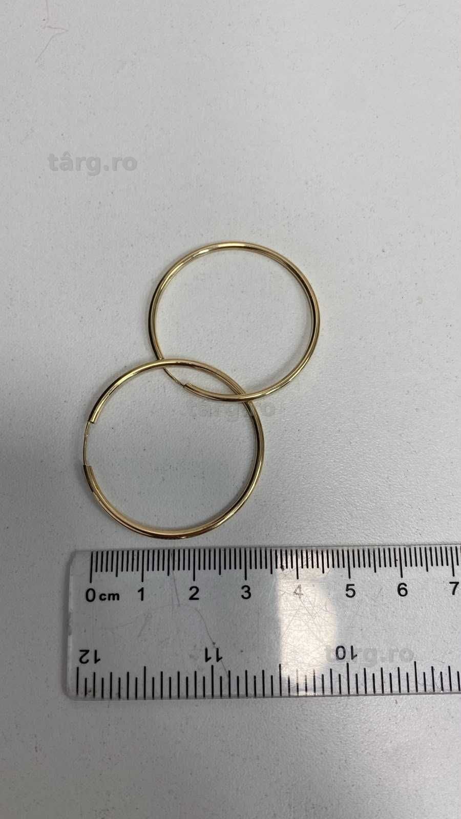 (AG13) Cercei aur 14K 1.75g (b.56201.1) Garantie 2 ani! 2