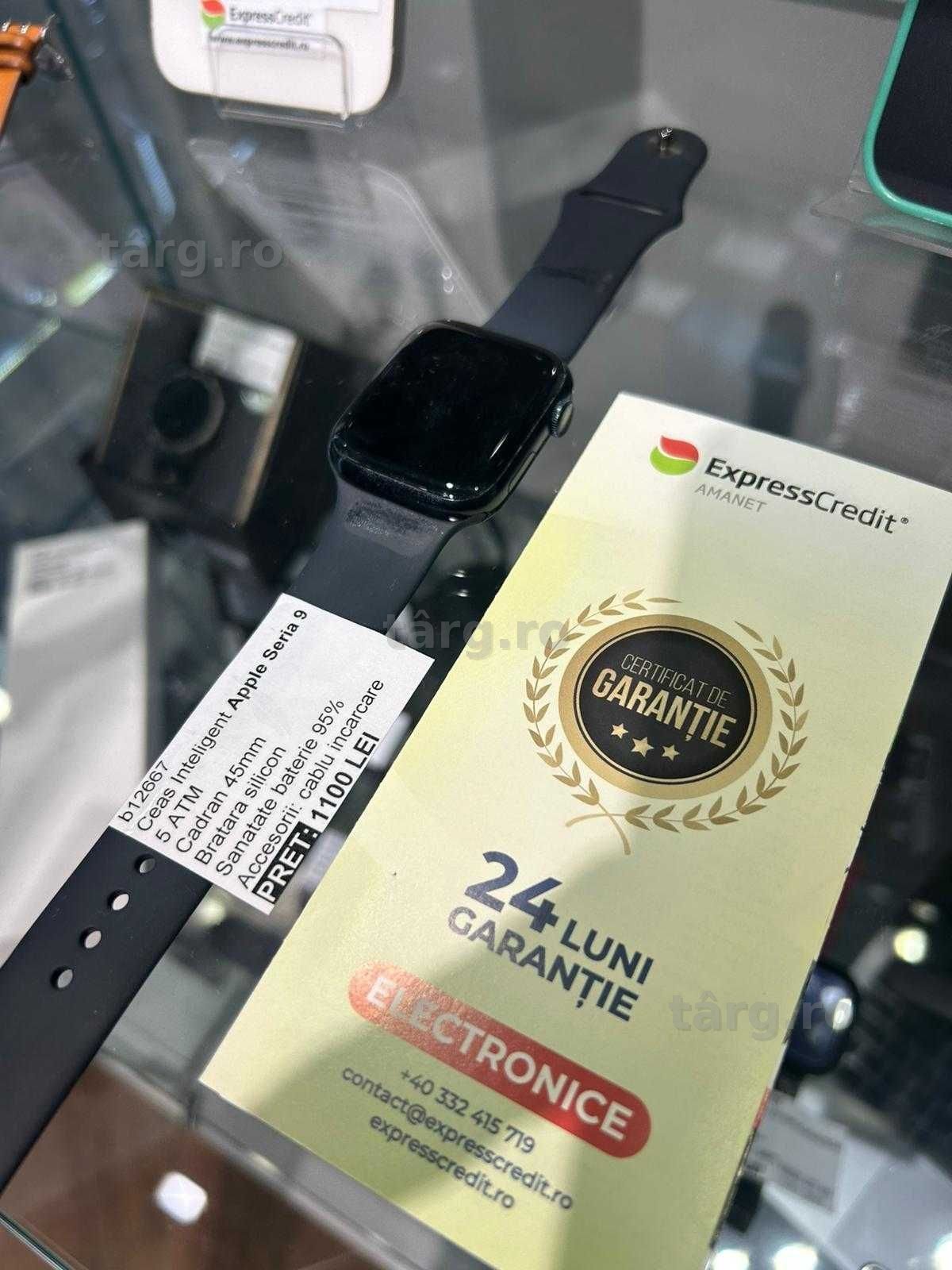 (AG42 B.12667) Smartwatch Apple Series 9 GPS *GARANTIE 24 LUNI*