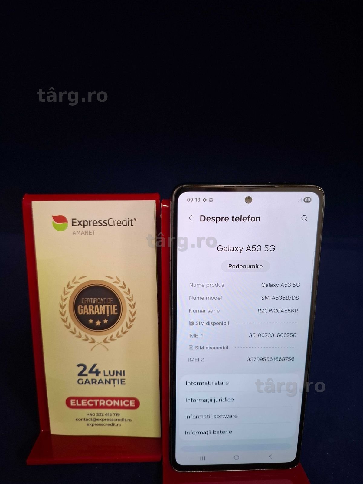 Samsung Galaxy A53 ( B34660.1 / Ag28 Doi Baieti ) Garantie 2 ani ! 3