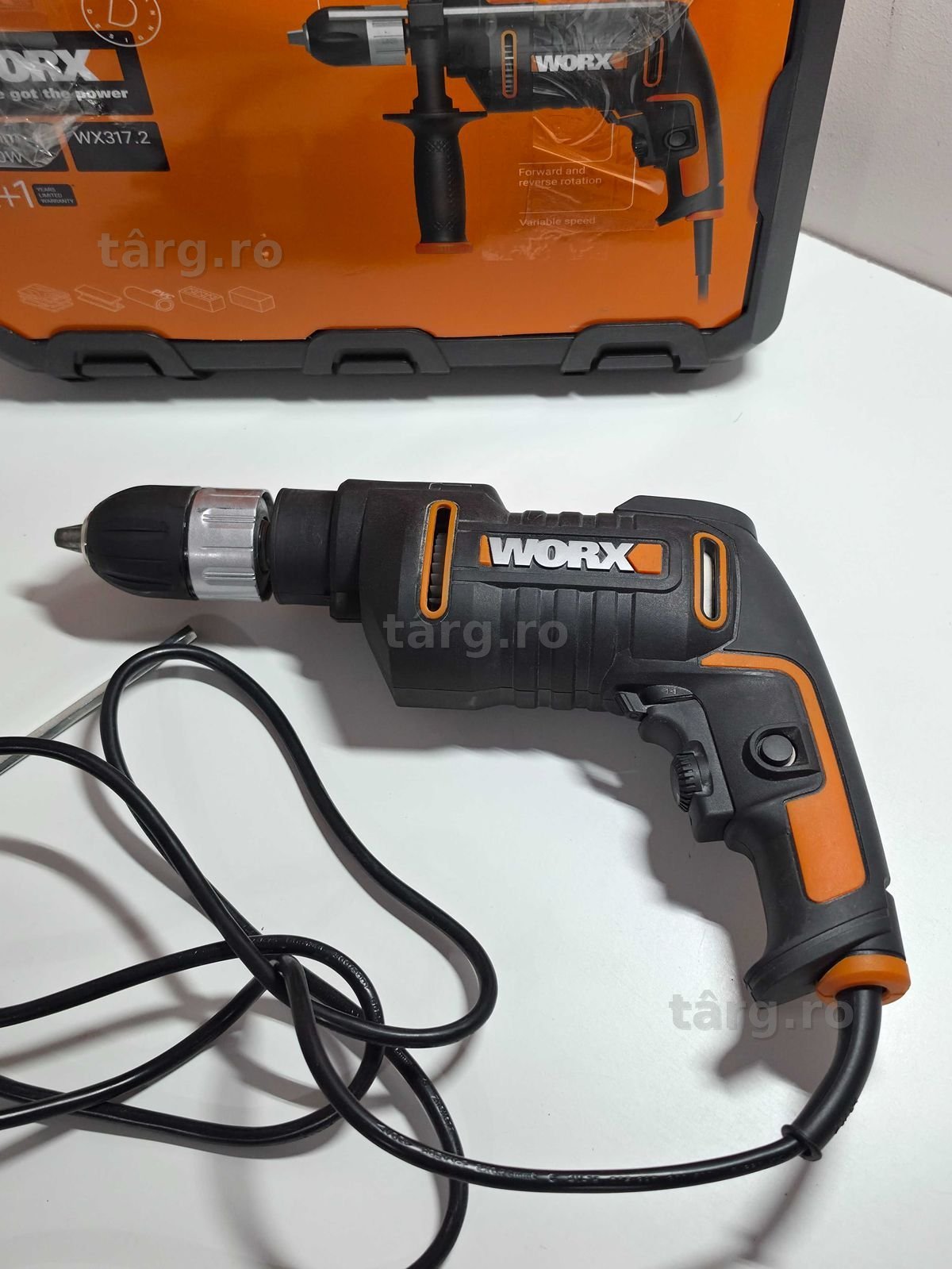 Mașină de găurit cu percuție Worx WX317.2 600W 2