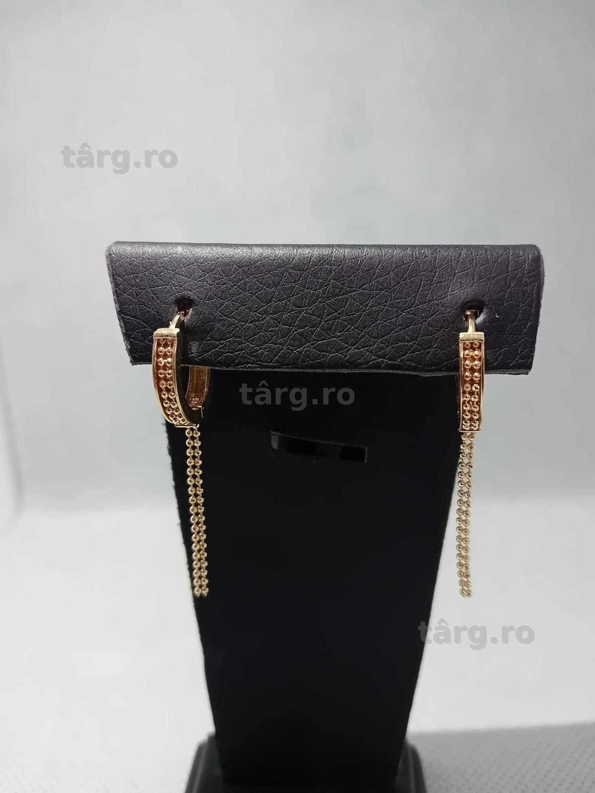 Cercei Aur 14K (Ag18 Tutora b.28124) Garantie 2 ani! 3