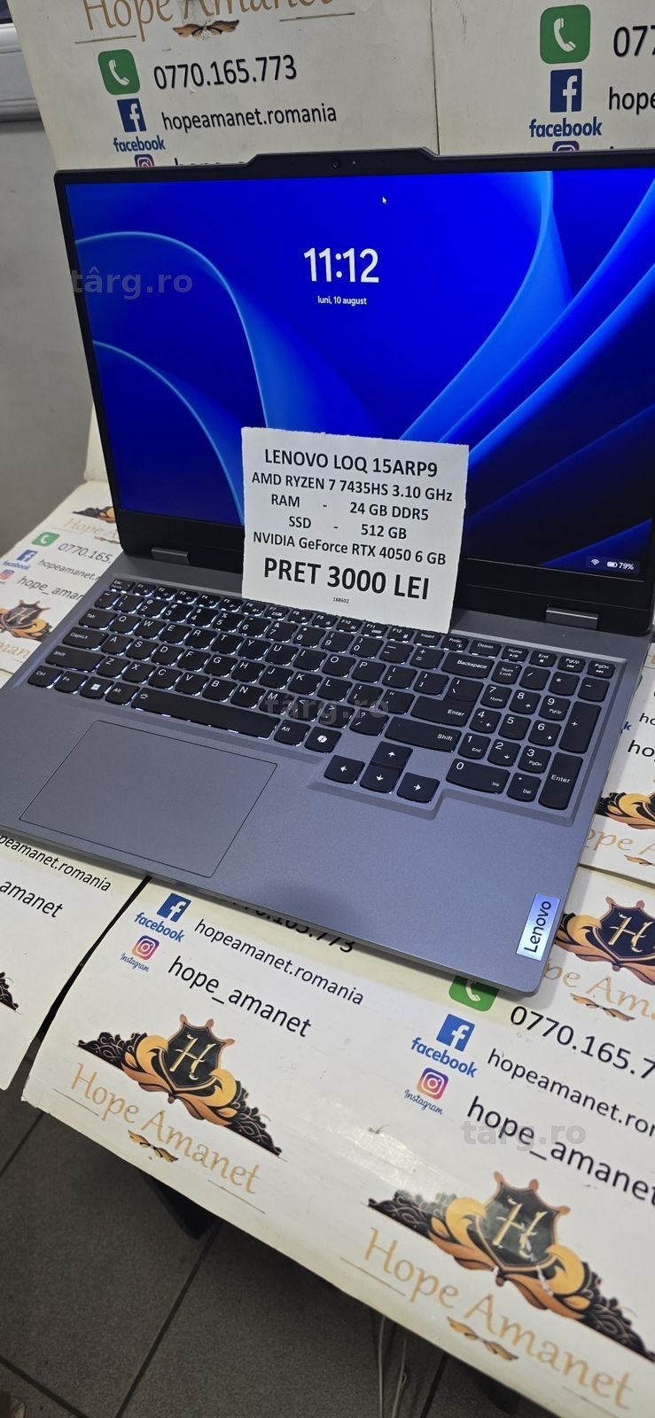 Hope Amanet P6 Laptop Lenovo LOQ #188602 3