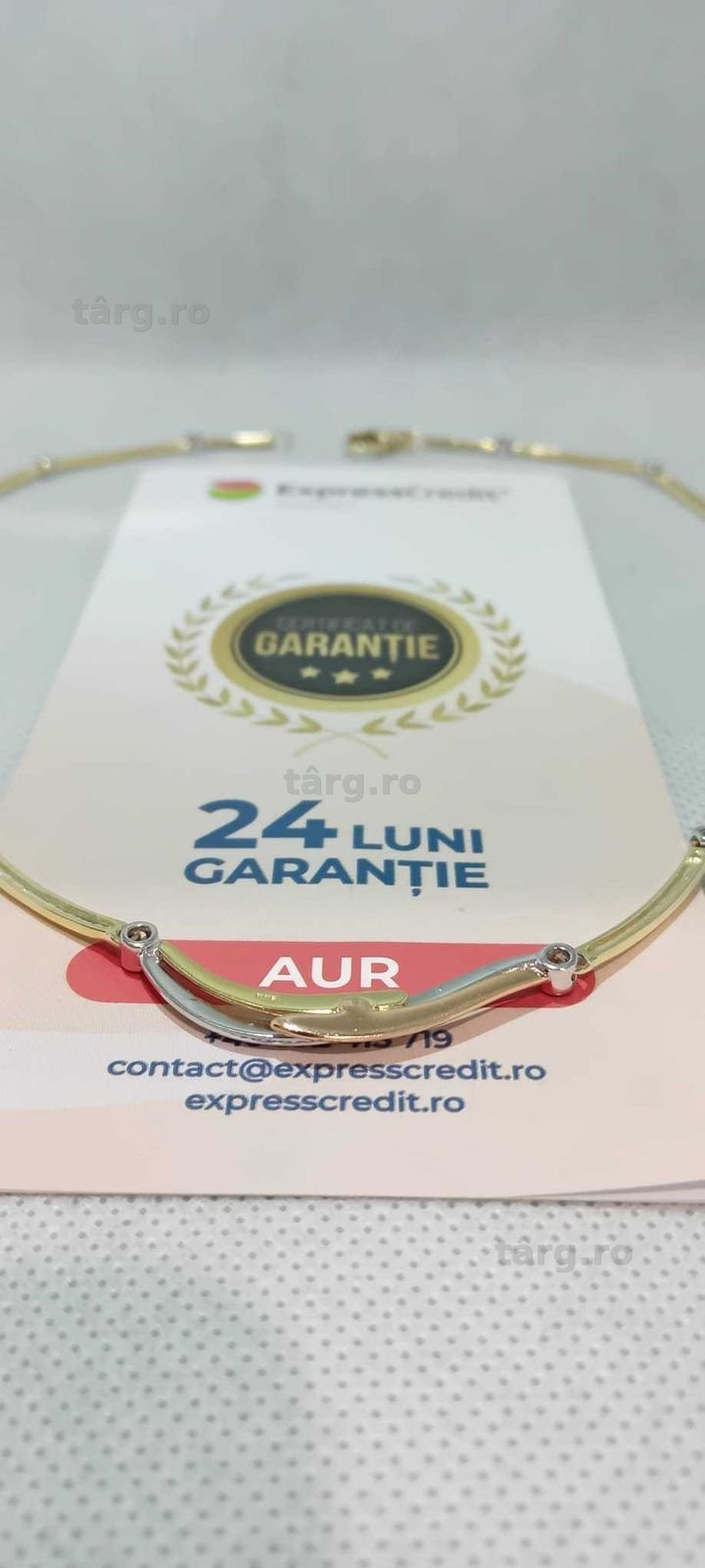 Colier Aur 14K (Ag18 Tutora b.28475) Garantie 2 ani! 2