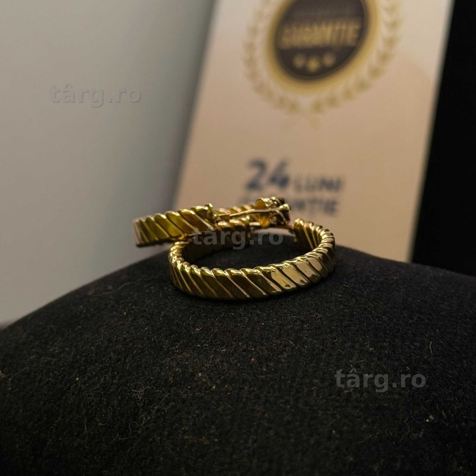 Cercei aur 14K 3.47g (AG15 Gara 1 B34056.1) Garantie 2 ani! 4