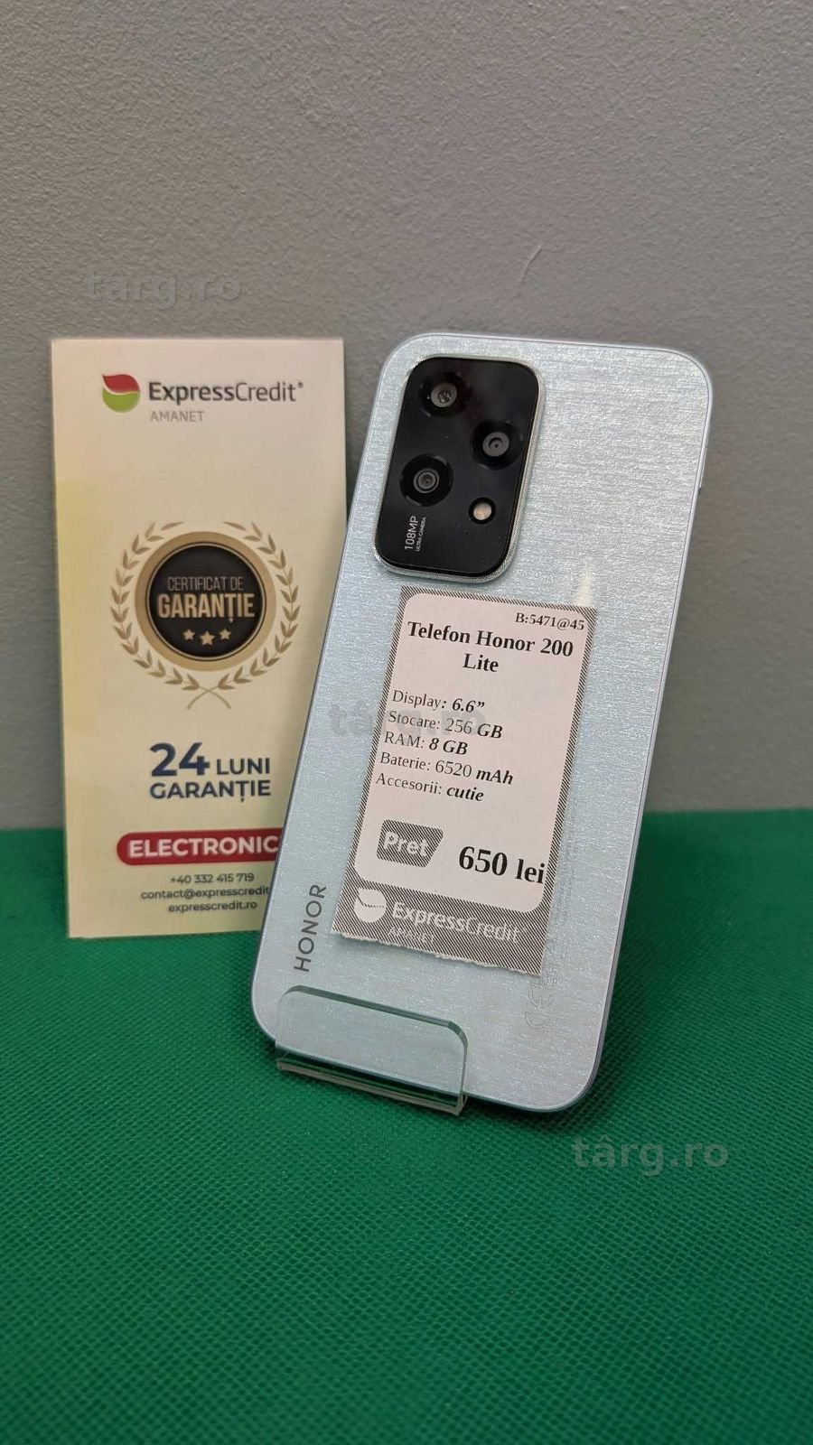 Telefon Honor 200 Lite (AG45 B.5471) GARANTIE 24 LUNI 2