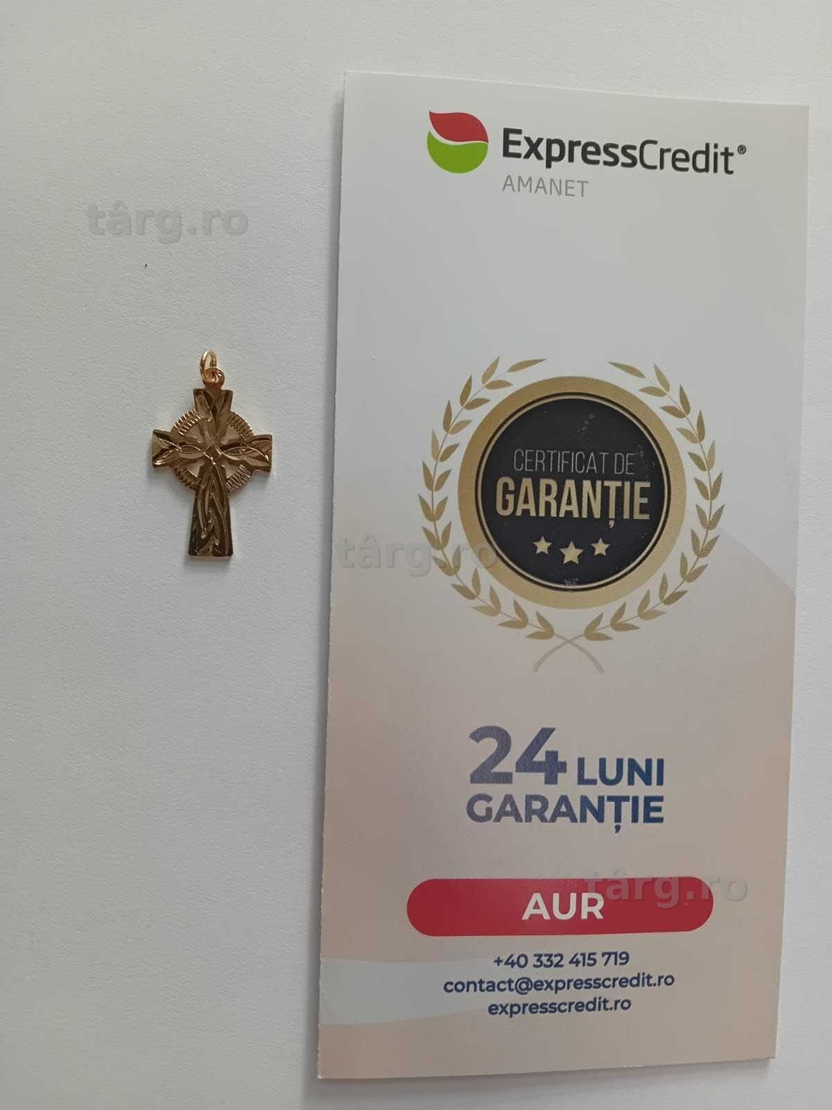 (AG33) Medalion Aur 10K / Garantie 2 Ani. 2