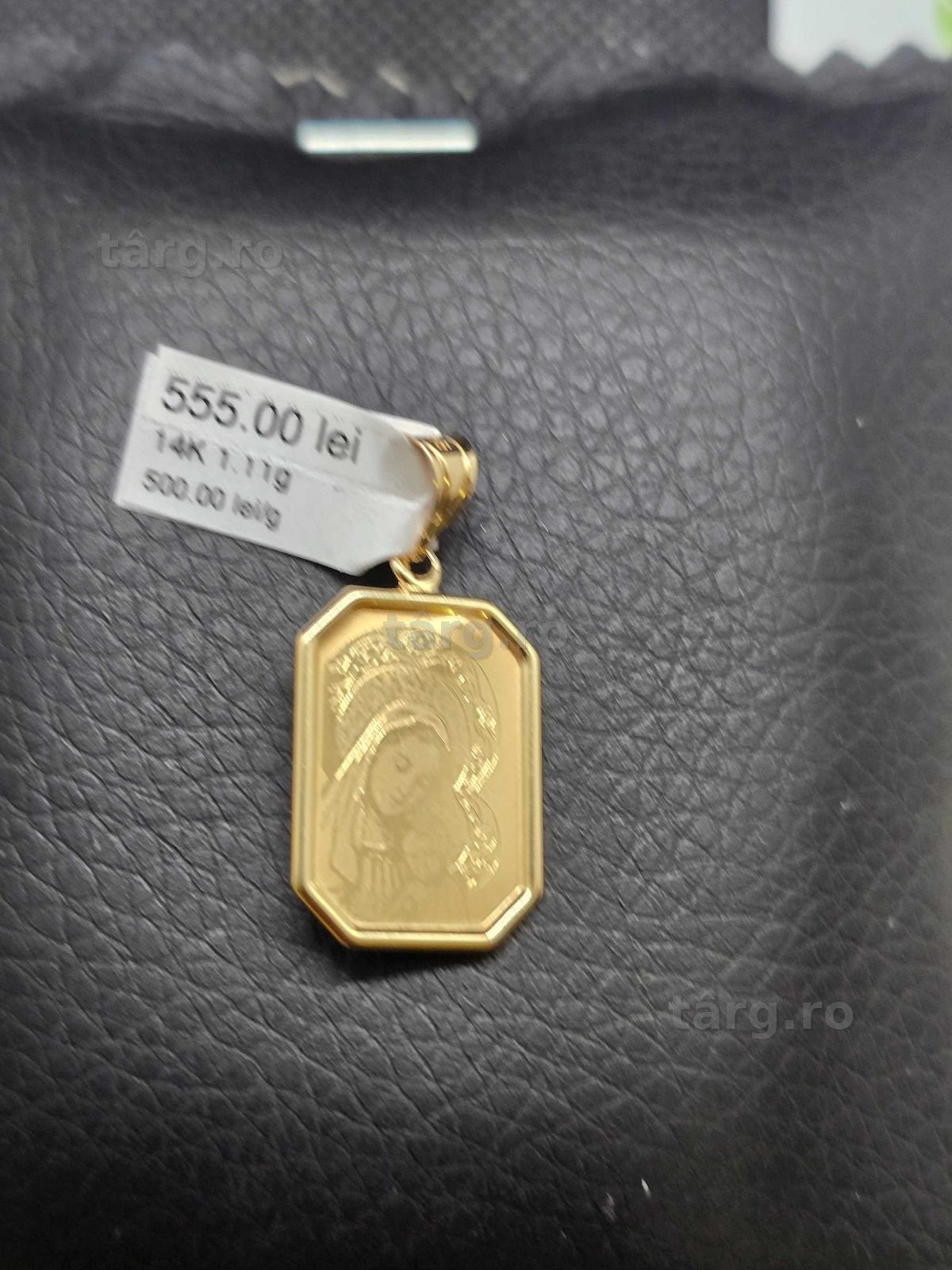 Medalion de aur 14k (Ag29 Siraj b.34837.1) Garantie 2 ani 2