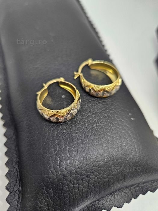 Cercei Aur 14K 3.32g (52279.1 AG1/30 Pacurari 2) Garantie 2 Ani! 3