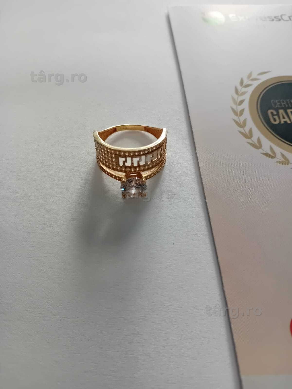 (Ag33) Inel Aur 14K/Garantie 2 ani 2
