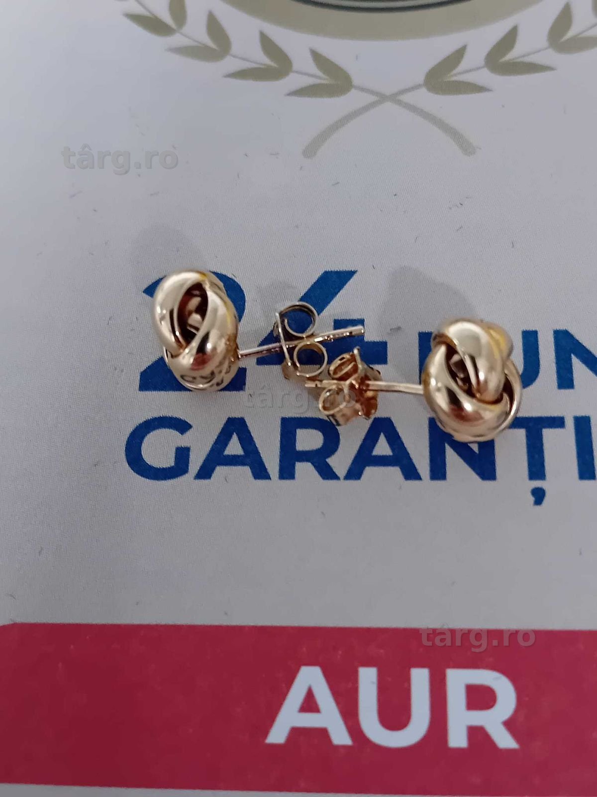 Cercei aur 14k [Tomesti-b:33267]-Garantie 2 ani! 3