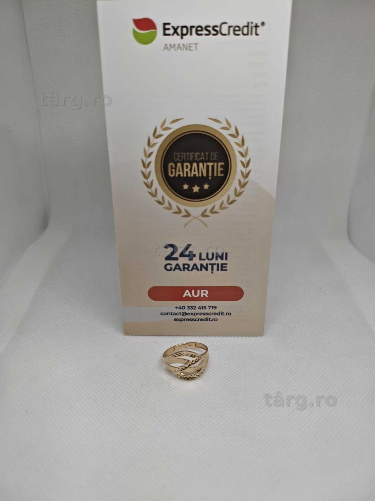 Inel din aur de 14K 2.19gr (Ag43 Falticeni B4143) -Garantie\Factura