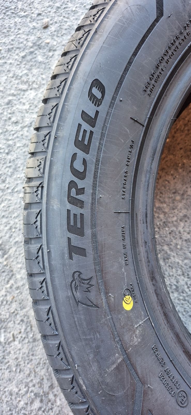 4 anvelope M+S noi Tercelo 185/65/15,dot 2025.Pretul este pe bucata. 4