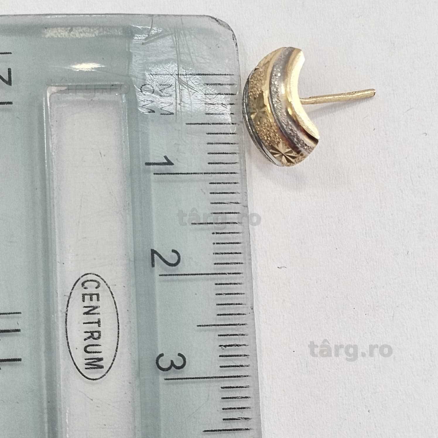 Cercei Aur 18K 1.60g (AG35 B:35206.1) Garantie 2 Ani! 4